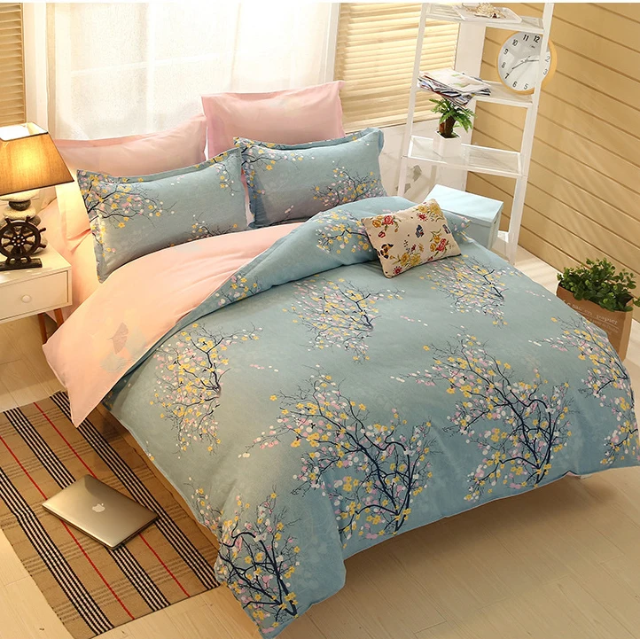 Wholesale Digital Printing Hotel Luxury Comforter Sets 100% Cotton Bed Sheet Sale Bedding Sets