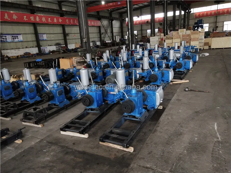 BW90/3 Horizontal Three Cylinder Reciprocating Single Acting Piston Pump Oil Well Drilling Mud Pump