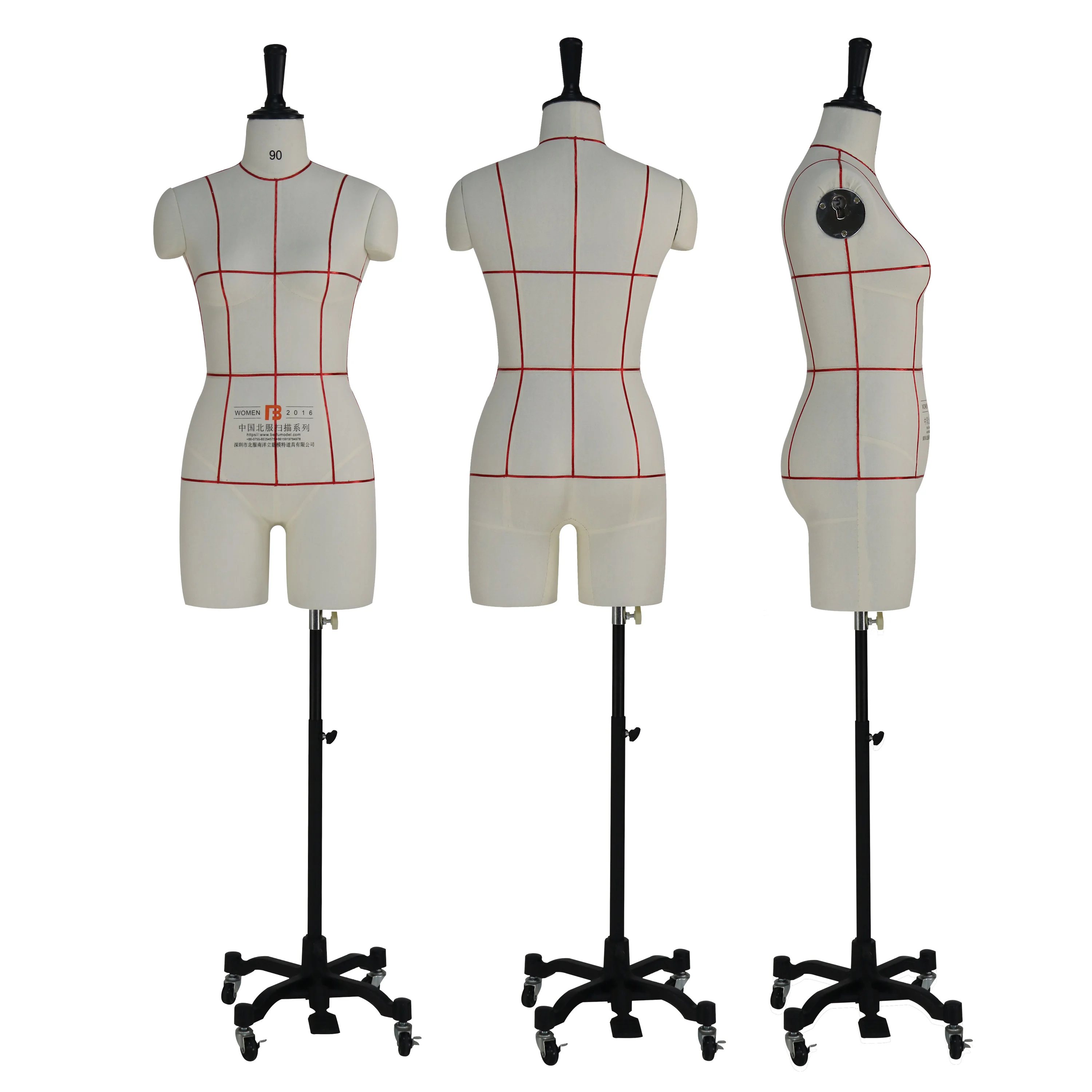 mannequin female half body with legs adjustable for professional dressmakers cheap on sale dummy doll manikin