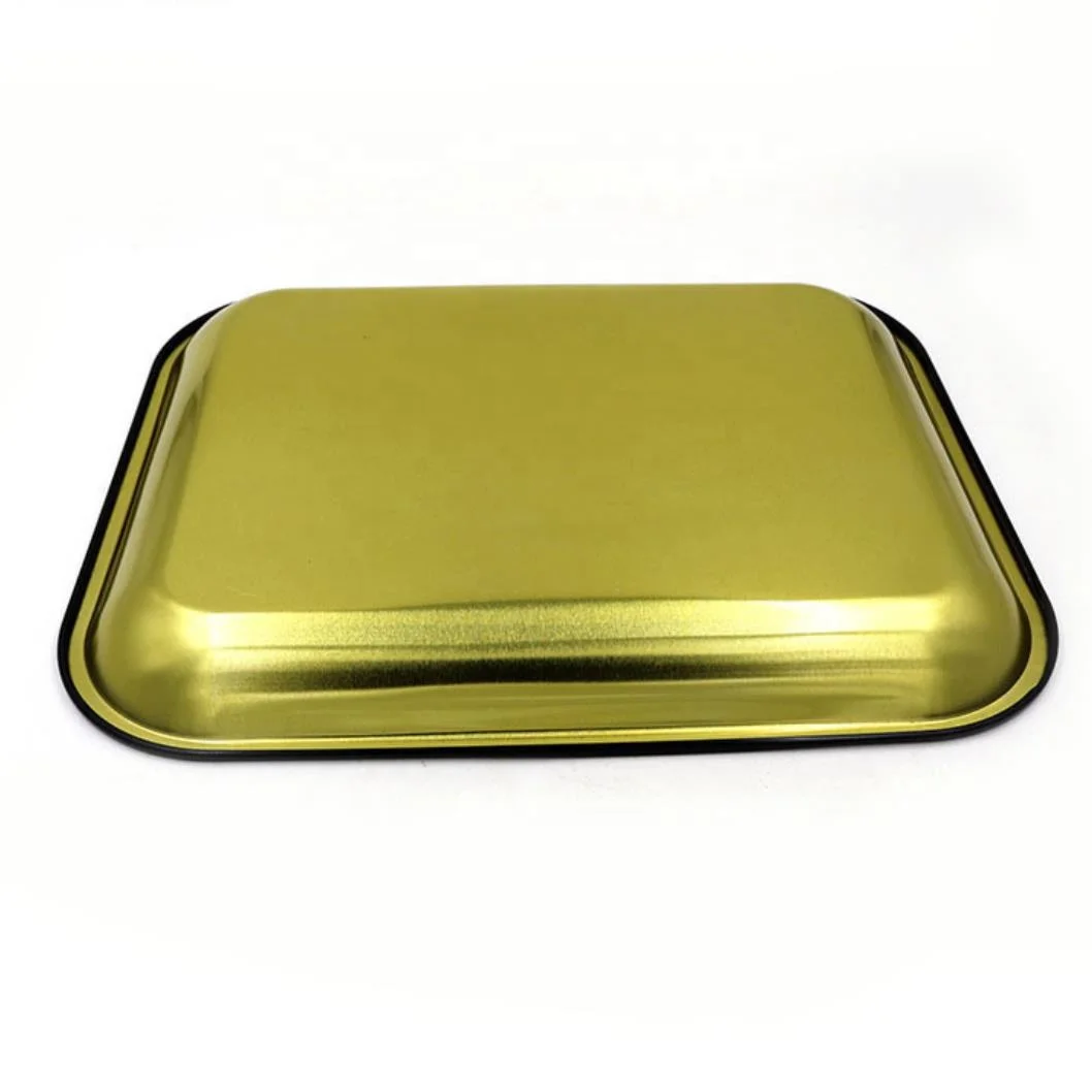 Wholesale Custom Metal Tin Serving Tray Ashtray Tray Smoke Tobacco Tray