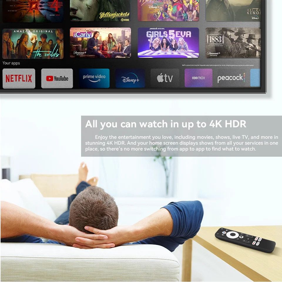 Android Tv Box 11 Smart Tvbox 2.4g 5g Wifi Hdr 4k H265 Ram 2gb 16gb Rom Media Player mi box 4k google tv stick