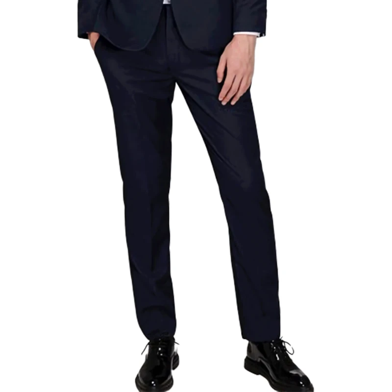 Slim Fit Formal Dress Business Shirts Casual Pants Suit Trousers For Men