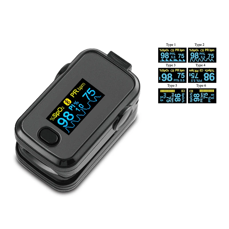 Manufacturer Oximeter Healthcare Medical Color Display Pulse Oximeter Finger Blood Oxygen pulse oxi meter