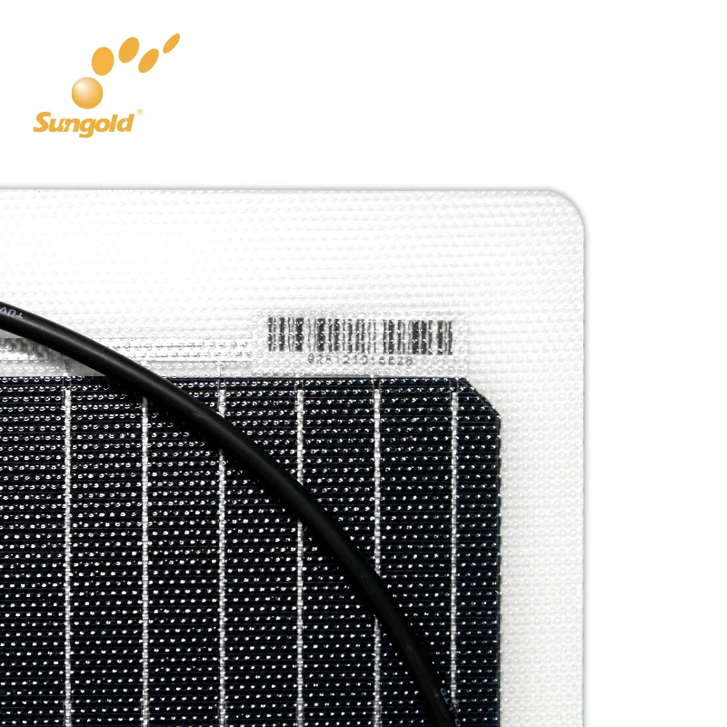 Sungold Factory Price Sunpower New Flexible PV Panel Lightweight And Thin Sheet Glass-free