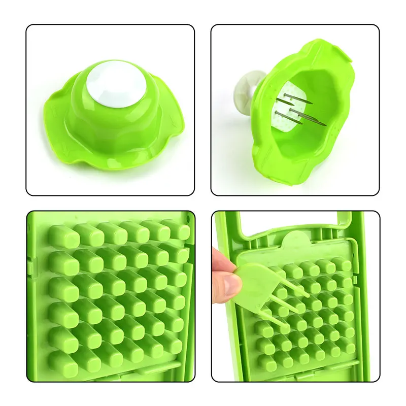 10-in-1 Vegetable Chopper Cheese Grater Hand Crank Mandoline Slicer Food Cutter Shredder for Onion Fruit Potato