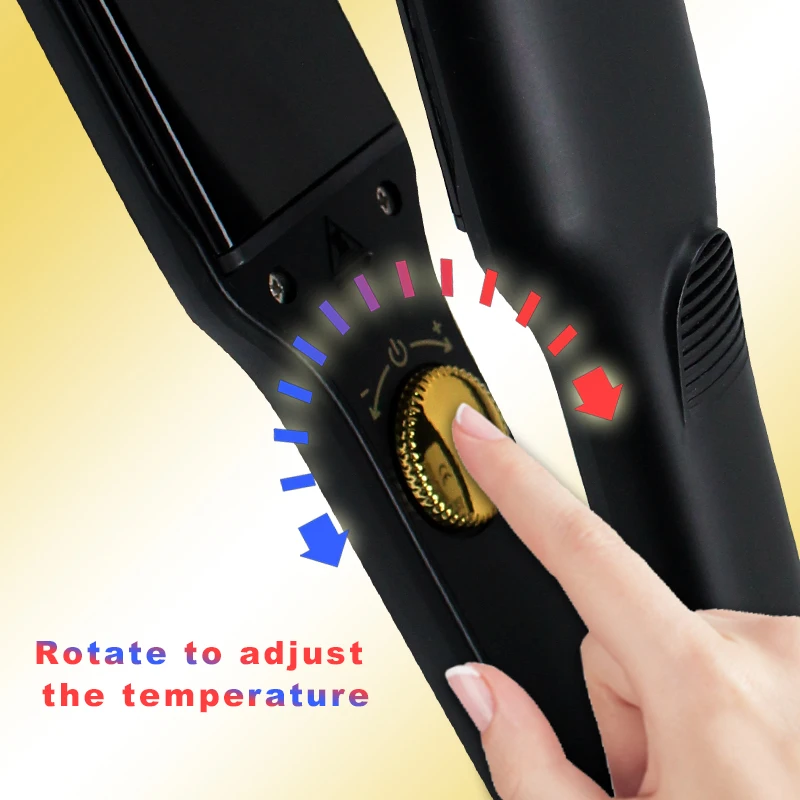 Высокотемпературный утюжок для волос с ЖК-дисплеем 250C/480F