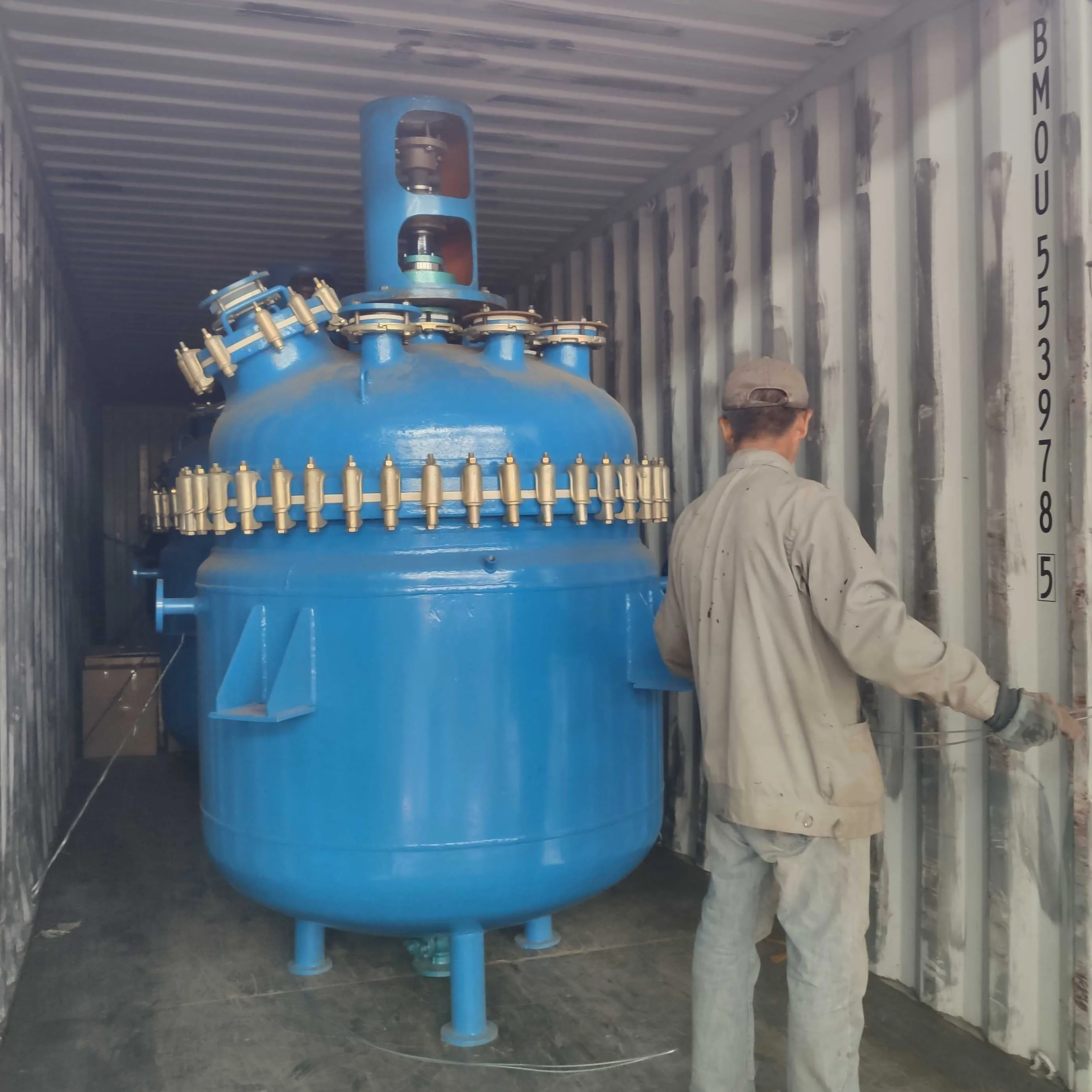 stainless steel conical agitated reactor