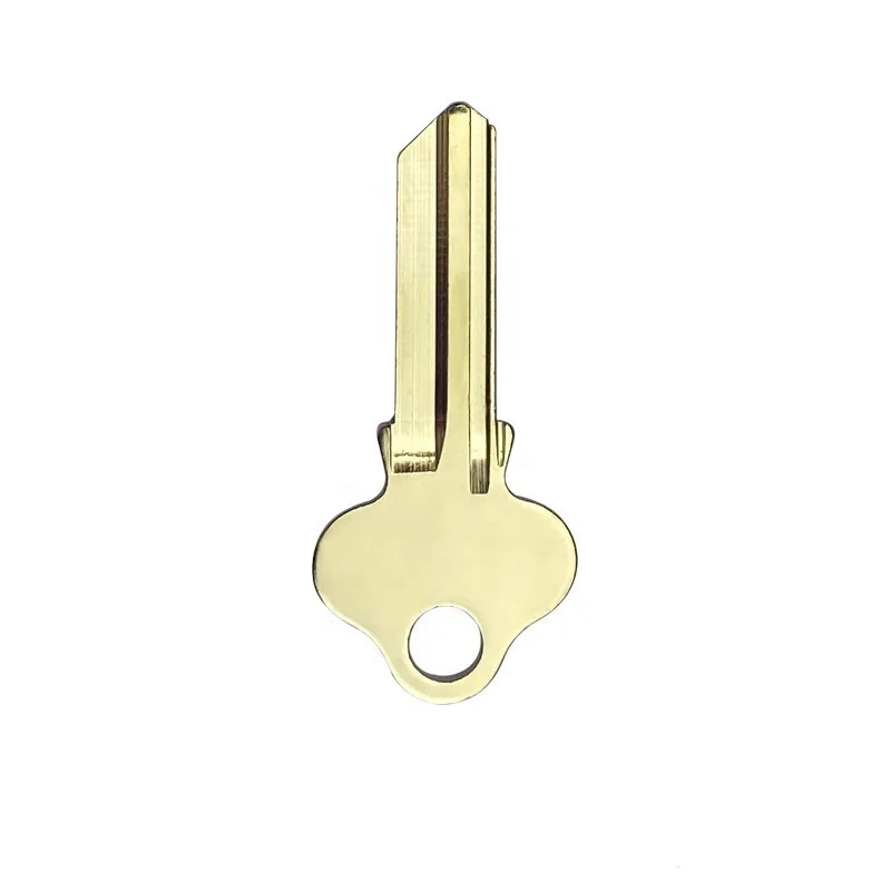 High Quality 2mm Brass Painted Lw4 Door Keys Blank For Computerized Key Cutting Machine