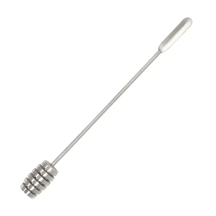 Customized Stainless Steel Honey Stick Mixer Big Dipper Party Supply Spoon Stick Honey Jar Stick