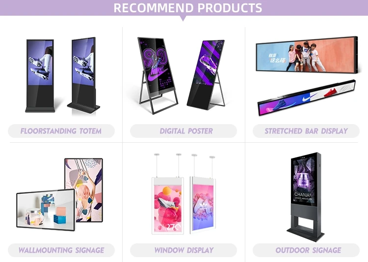 43 Inch 5000 Nits Led Poster Display Battery Powered  Folding Bracket Portable Outdoor Waterproof Led Advertising Display