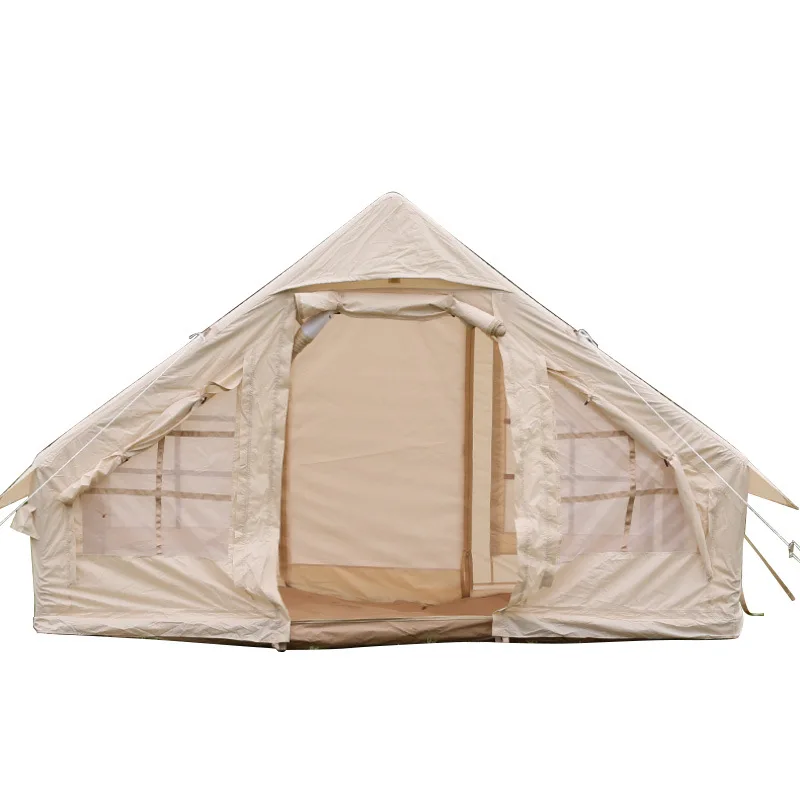 Outdoor automatic camping and picnic without construction and rain proof portable camping inflatable tent