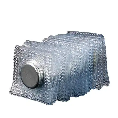 Neodymium Iron Boron Pvc Iron Buckle Circular Clothing Accessories Magnet Invisible Waterproof Magnetic Buckle