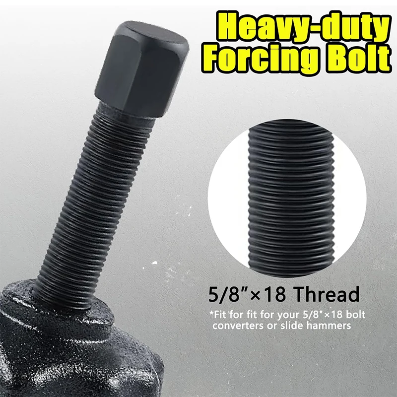 Universal Hub Puller Flange Type Tool for 3-3/4 to 4-1/2 Inch IDs with 5/8 inch x 18 Forcing Bolt