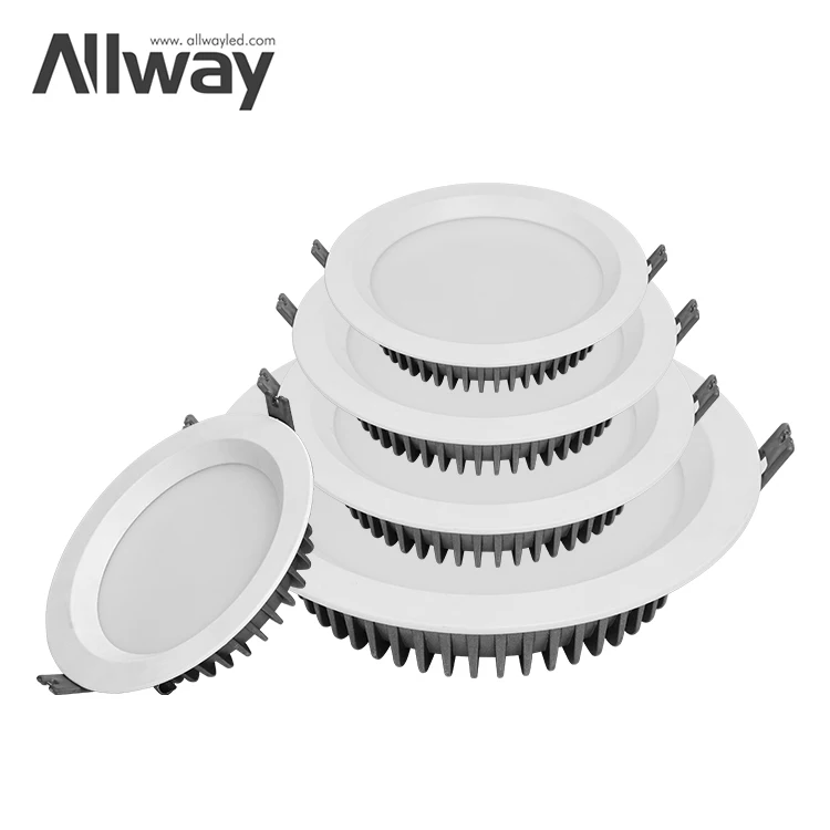 Allway Современная потолочная Встраиваемая панель 3 5 7 9 12 20 30 Вт e27 потолочный светодиодный светильник SKD