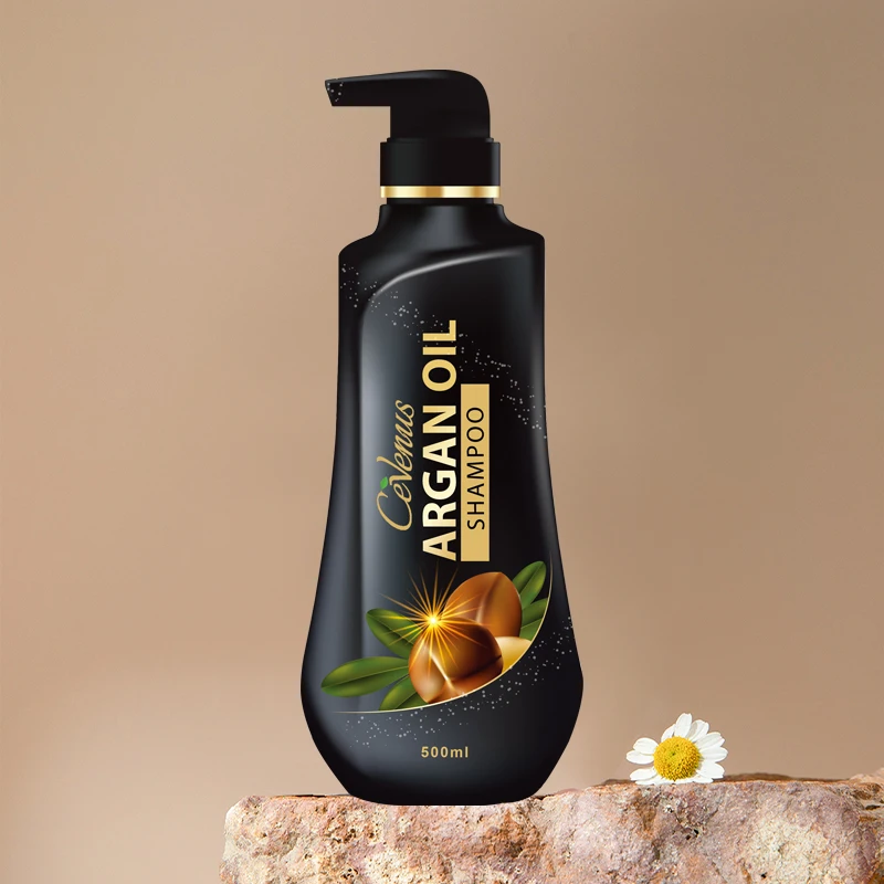 OEM ODM Custom Luxury Factory Wholesale Private Label Sulphate Free Vegan Natural Organic Argan Oil Hair Fluffy Shampoo