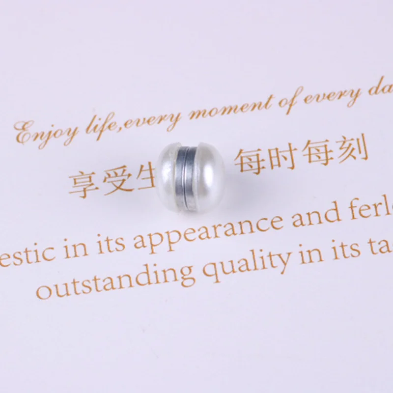 Newest light weight Hot Sale High Quality Fashion Magnet Button Round Hijab Muslim Scarf Brooches Pins For Women Pin