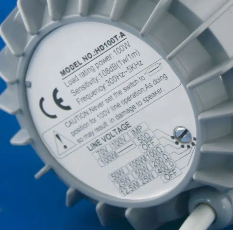 HD100TA PA IP66 Outdoor Horn Speaker 100 Watt Driver Unit System