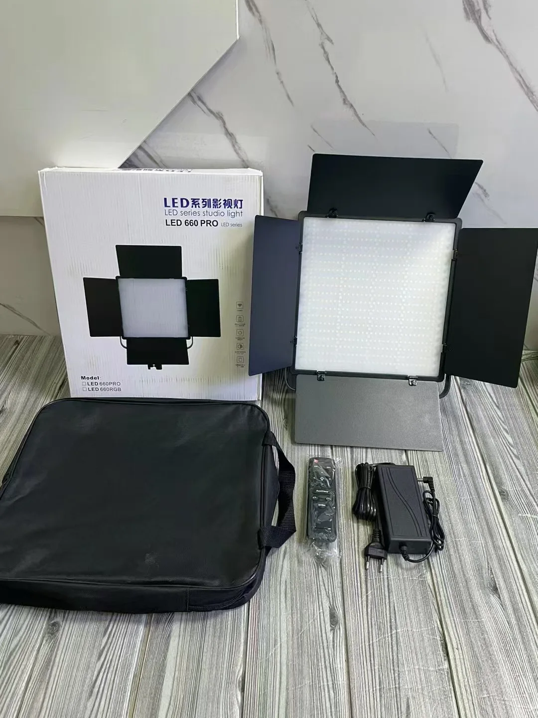 660 Pro Led Light Photo Video Light With Tripod Recording Panel Lamp For Tiktok Youbute Live Video Photography Lighting