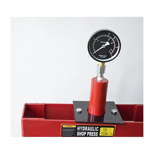 High Quality Vehicle Equipment 10 Ton Hydraulic Shop Press With Gauge
