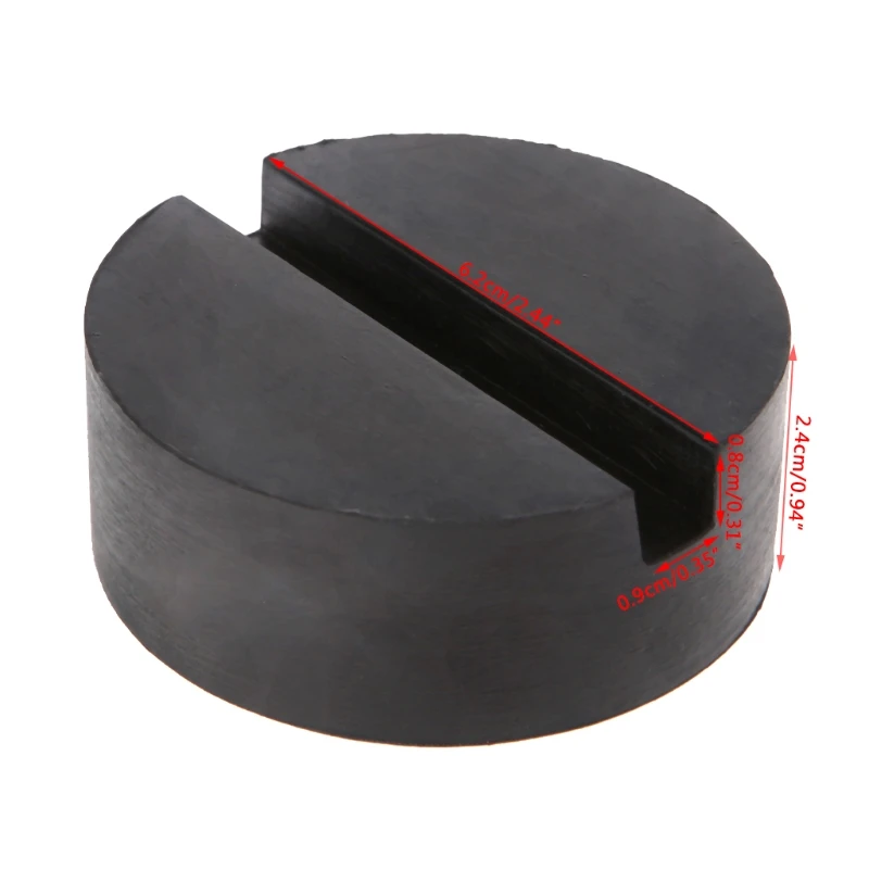 Car Lift Jack Stand Rubber Pads V-groove Car Jack Rubber Pad Anti-slip Rail Protector Support Block Heavy Duty for Car Lift