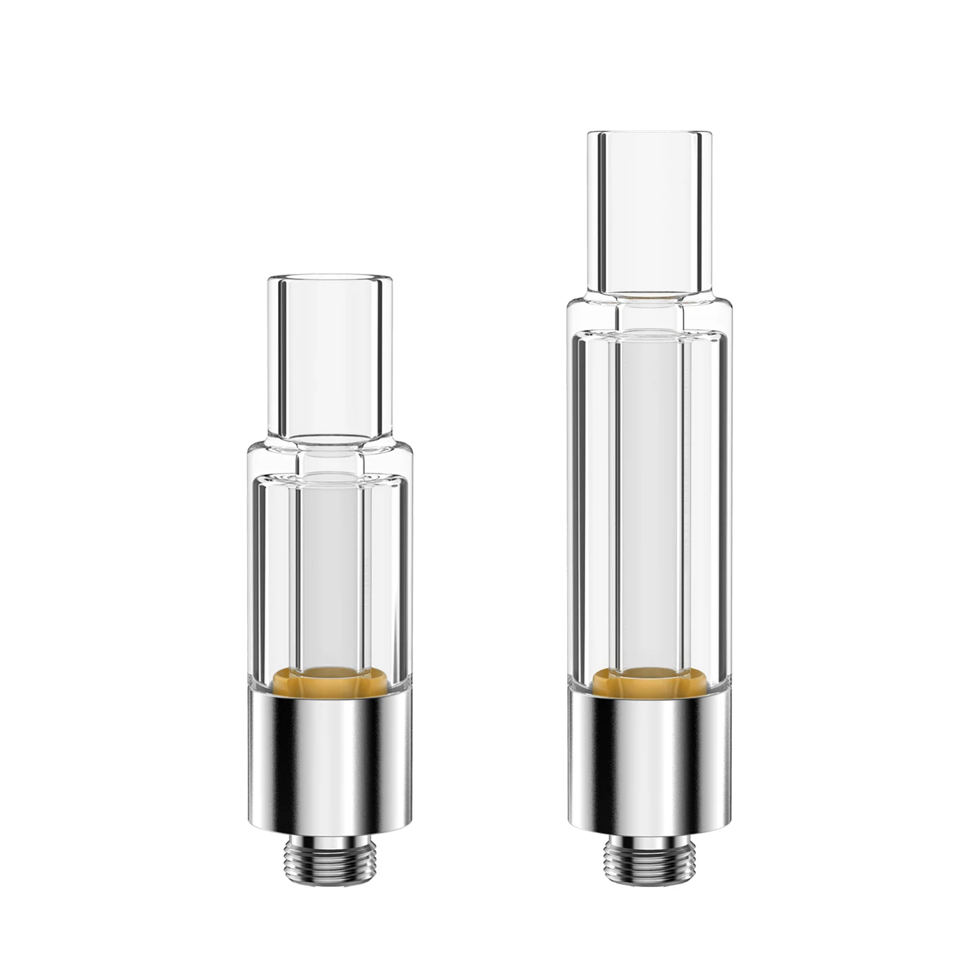 BBTANK 510 thread ceramic coil empty 0.5ml 1ml all glass cartridge custom logo CBD oil vaporizer cartridge