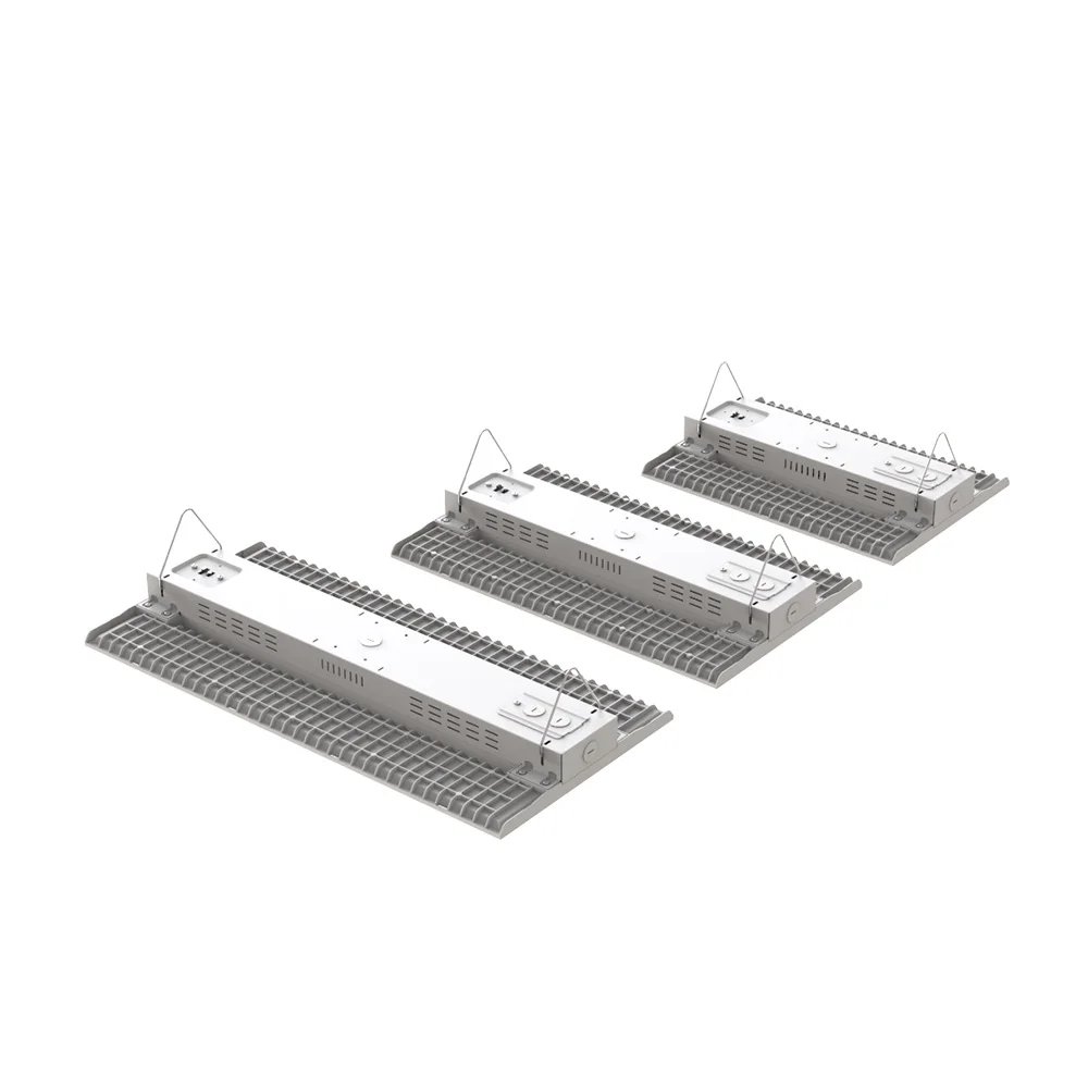 300w 110v 100-305V Led Linear High Bay Light 200w 0-10v Dimmable Motion Sensor Highbay Linear Style