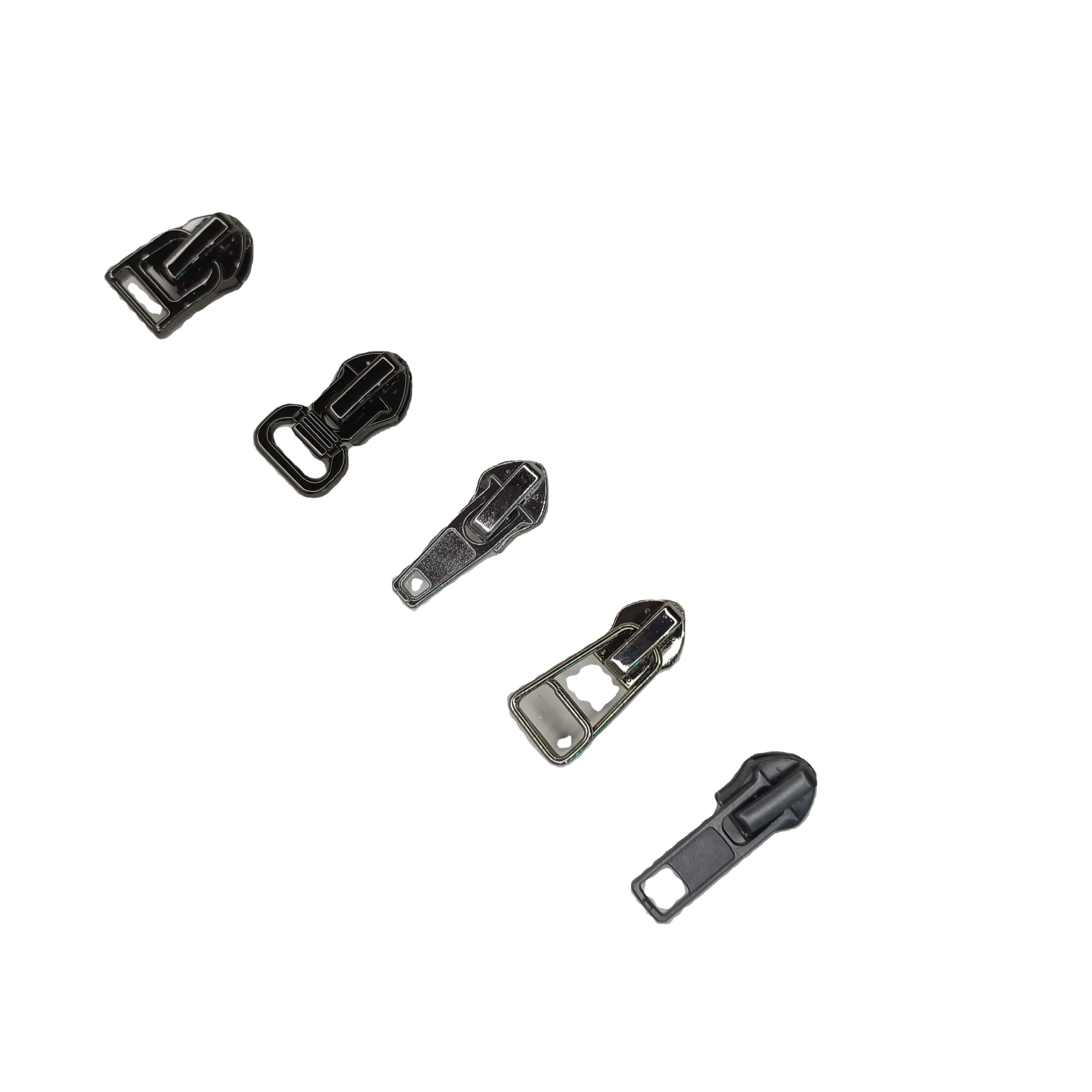 Common generic zip Sliders pulls metal Zipper Pullers for Shoes Bags luggages clothing