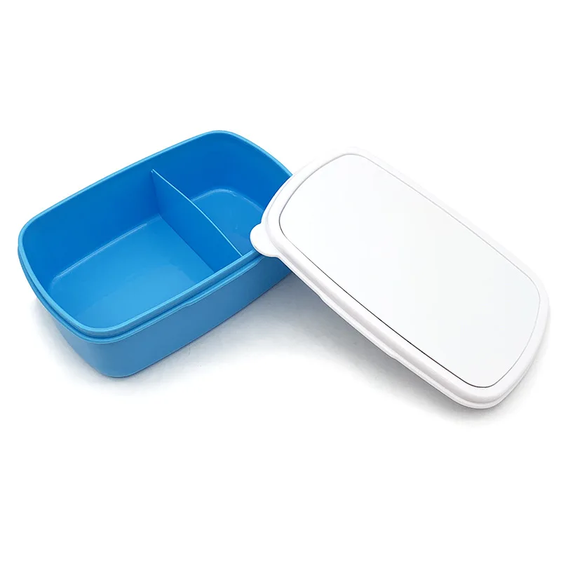 Custom Print Food Grade Bpa Free Plastic Kid Snack Food Storage Container Leakproof Salad Sublimation Blank Lunch Box
