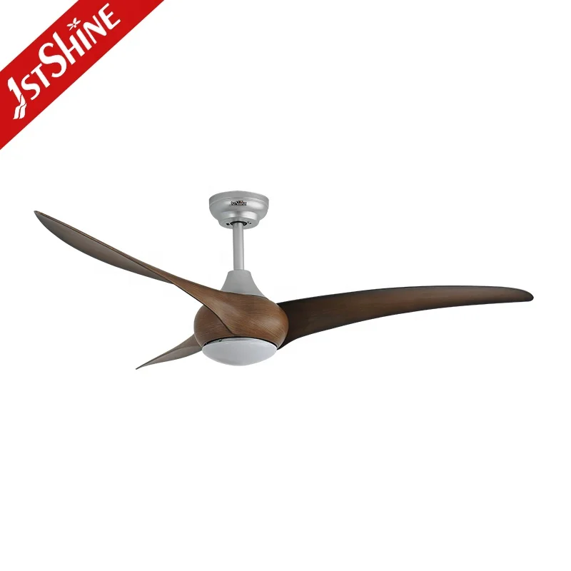 1stshine LED ceiling fan manufacturer BLDC motor 3 ABS blades LED lighting ceiling fan with remote