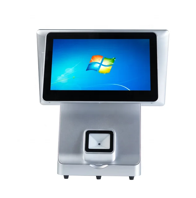 Self-service recharge terminal rfid card reader kiosk barcode scanner