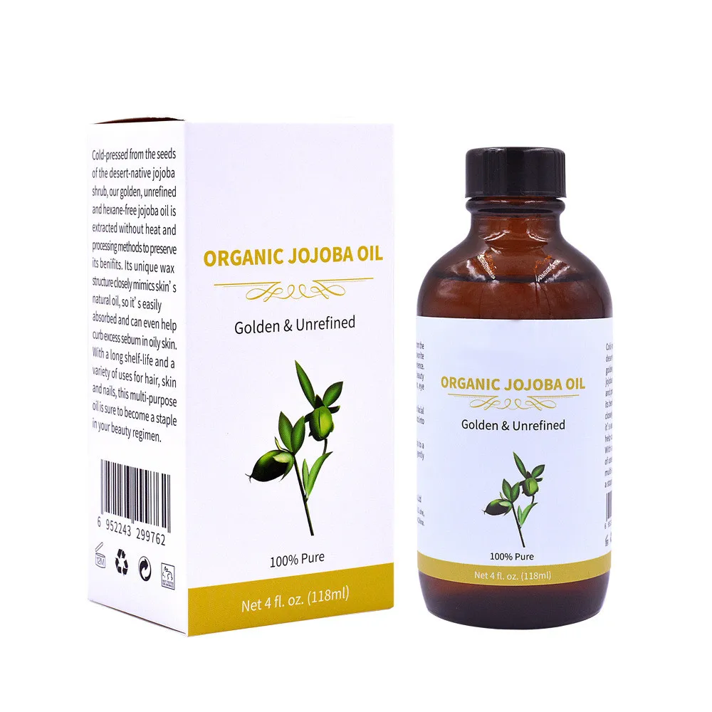  Jojoba oil Private Label Cold Pressed 100% Pure Natural Organic Oil For Face