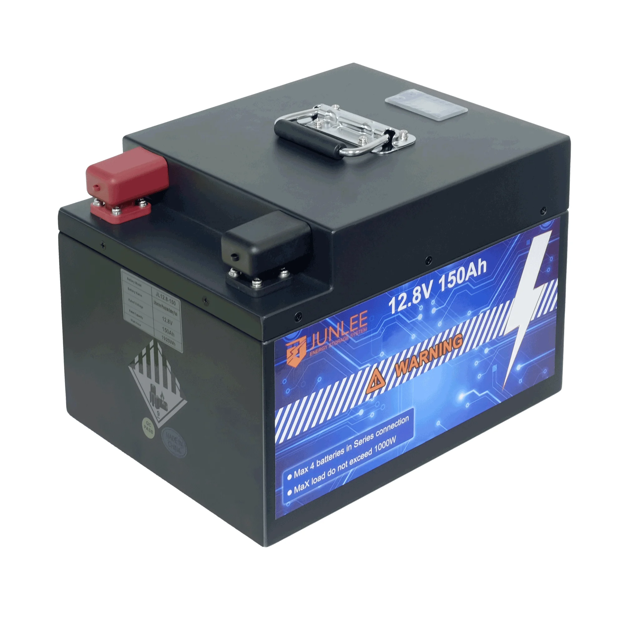 12V 150Ah LiFePo4 battery pack portable rechargeable for home 12.8V 200Ah lithium battery solar energy storage batteries