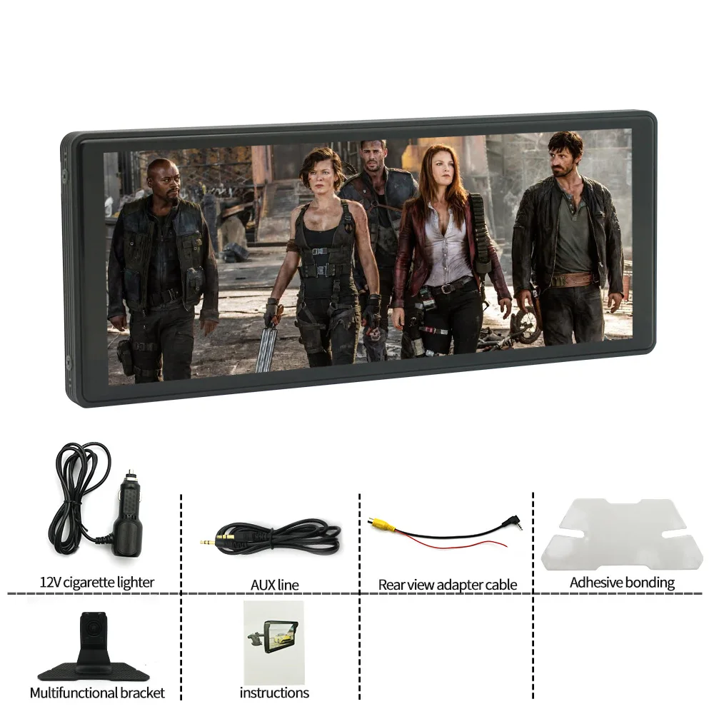 Zmecar Universal 10.26inch Car Radio AndroidAuto Wifi Bt Fm Airplay Support 1080P Camera Portable Car Player