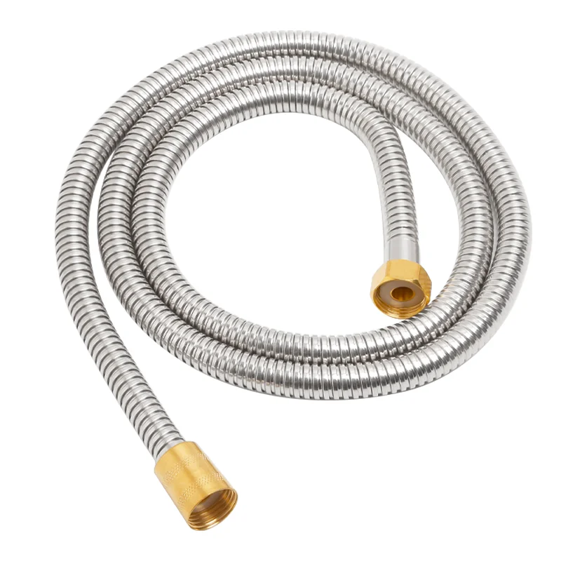 Copper nut Thread Stainless Steel EPDM Inner Tube 1.5M Double Lock Fine  Shower Flexible Hose