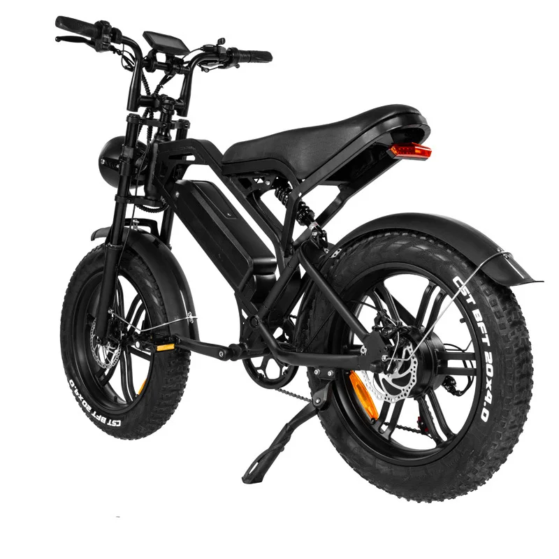 US EU Warehouse 20inch V20 750w electric bike fat tire bicycle beach cruise e-bike all terrain off road ebike e-bike