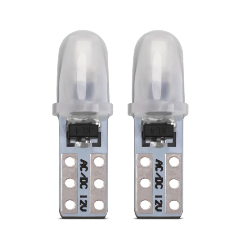 
Dc12V Ceramic Dashboard Gauge Instrument Ceramic Car Auto Side Wedge Light Lamp Bulb Red Green Yellow Blue White T5 Led 