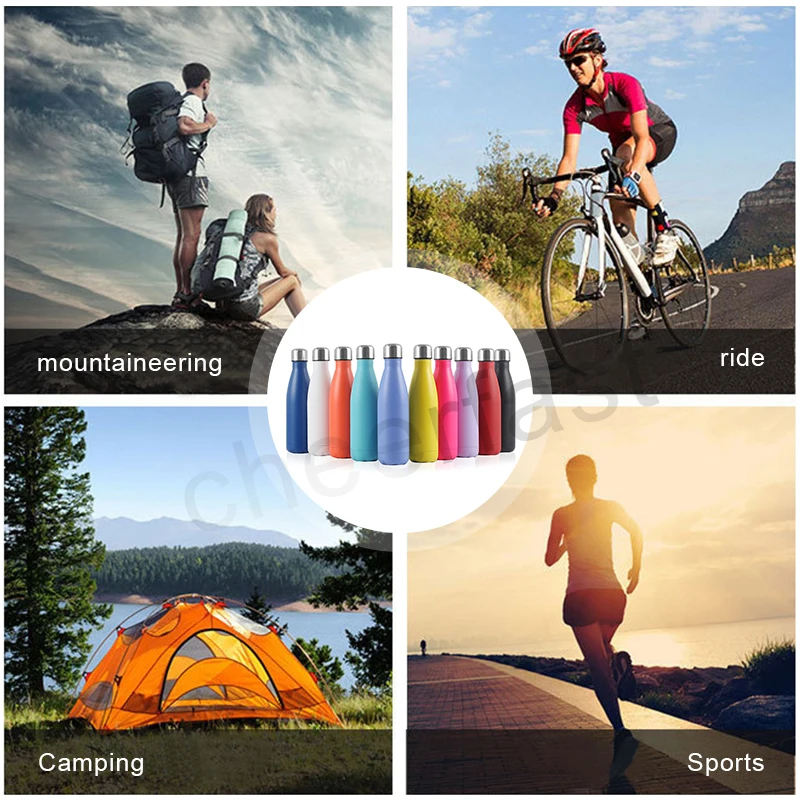 Perfect For Long Journeys And Amazing Destinations Durable Double-Wall Vacuum Insulated Stainless Steel Wine&Water Bottle