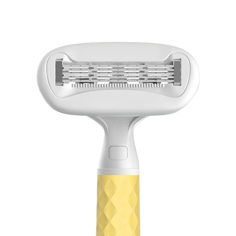 Four blades womennew razors with big lubricating strip fashion shaving online razor blade