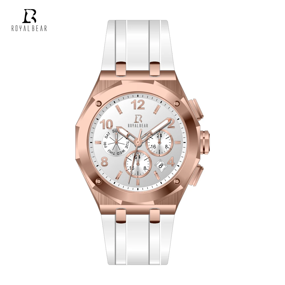  High quality wholesale black luxury classic male wristwatch china manufactuer silver wrist quartz movement men chronograph