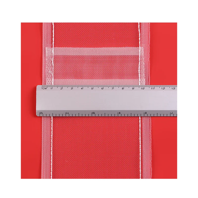 Good quality Transparent curtain tape 100% polyester cross rod belt for curtain