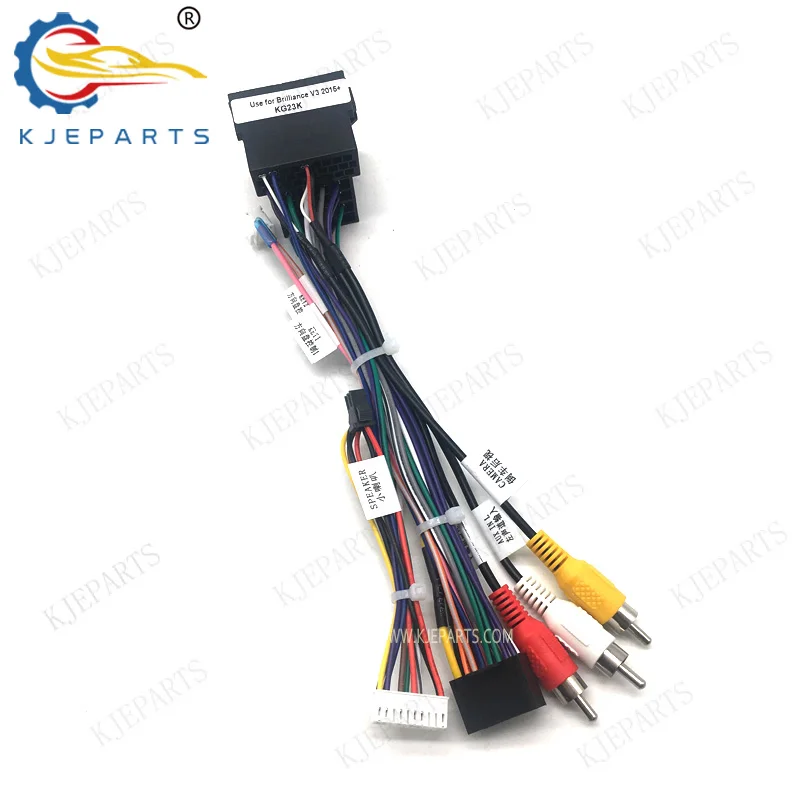 Wire Harness Auto Factory Auto Aftermarket Radio 36 Pin ISO Stereo Plug Cable for Brilliances V3 2015+