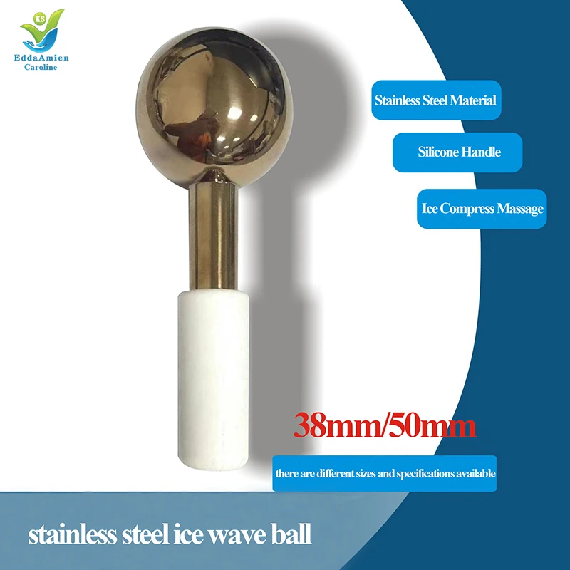 Wholesale competitive price vibration ice stainless steel massage roller ball soft silicone skincare facial massage balls