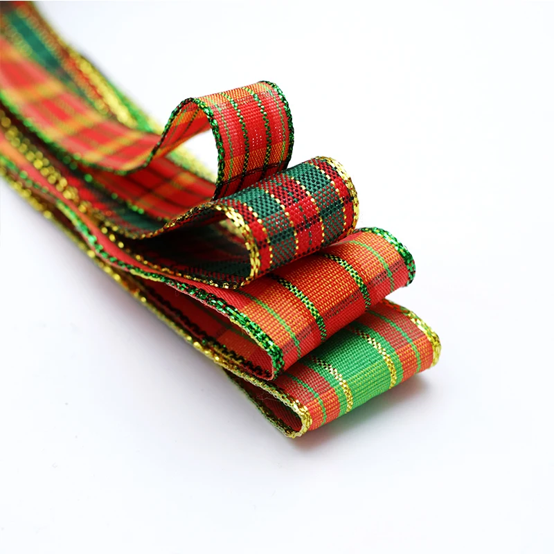 Ribbon manufacture christmas ribbon and bow  for festival decoration gift wrapping  ribbon roll