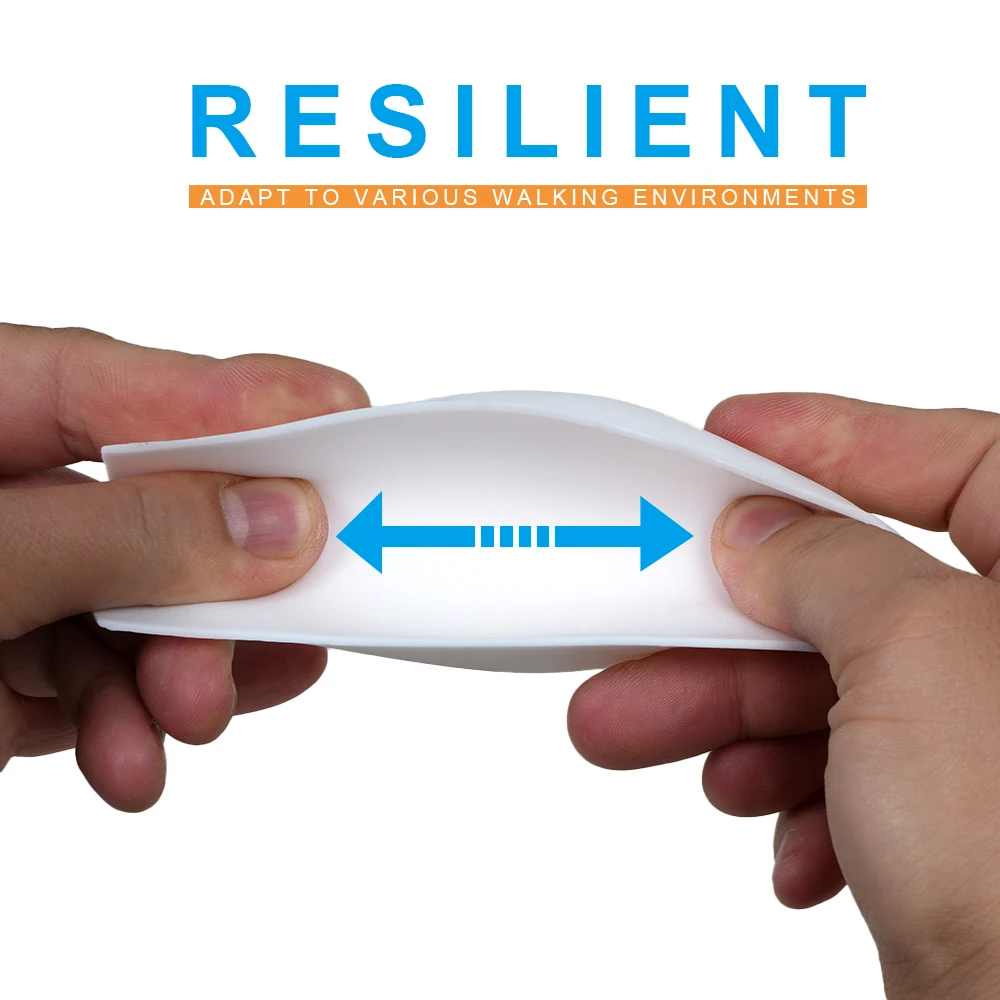 Factory Wholesale unisex U-shaped silicone heel pad shock-absorbing heel cup invisible heightening pad