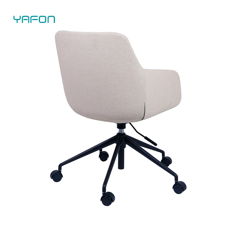 New Design Mold Foam Custom Fabric Office Swivel Lifting Chair With Castors