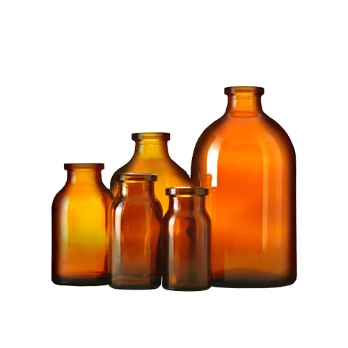 Amber Moulded Injection Vials for Antibiotics