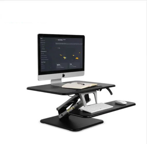 Loctek M3/M3M Height Adjustable Sit Stand Desk Riser Foldable Laptop Desk Notebook/Monitor Holder Stand With Keyboard Tray