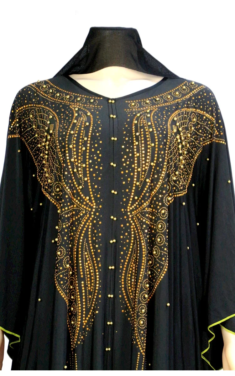 Турецкие мусульманские вязаные платья Abaya из ледяного шелка кафтан