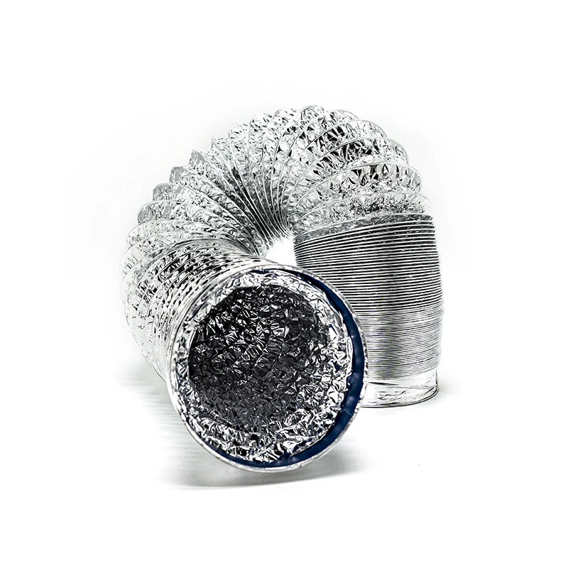 Ventilation Fan Outer Pvc Inner Aluminum Foil Duct Ventilation Flexible Tube Hand Held Joining For Ventilation Duct