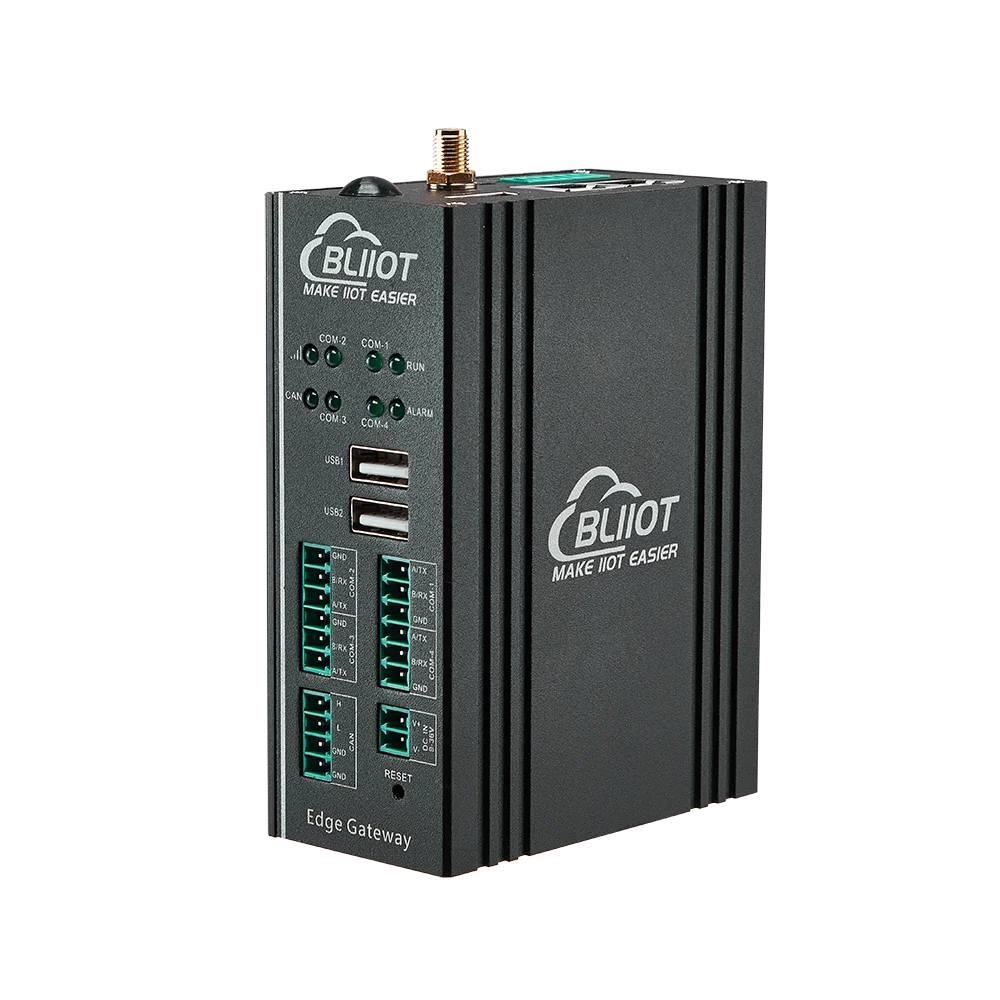 2DIN+2DO Modbus to MQTT Linux Edge Gateway Node Red ARM Industrial PC